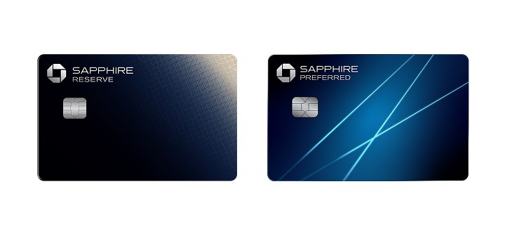 Chase Sapphire Reserve and Sapphire Preferred cards