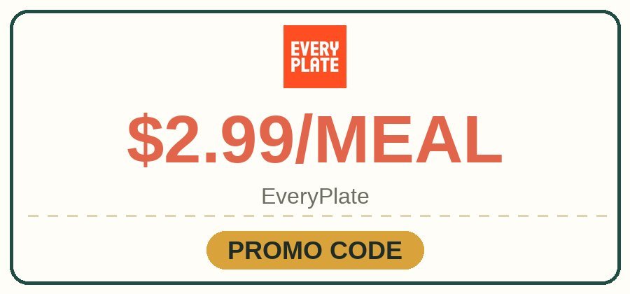 EveryPlate: $2.99/Meal + 10% Off Next Month