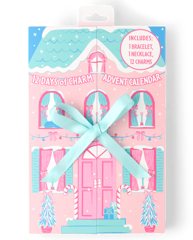Girls Charm Necklace and Bracelet 12-Day Advent Calendar