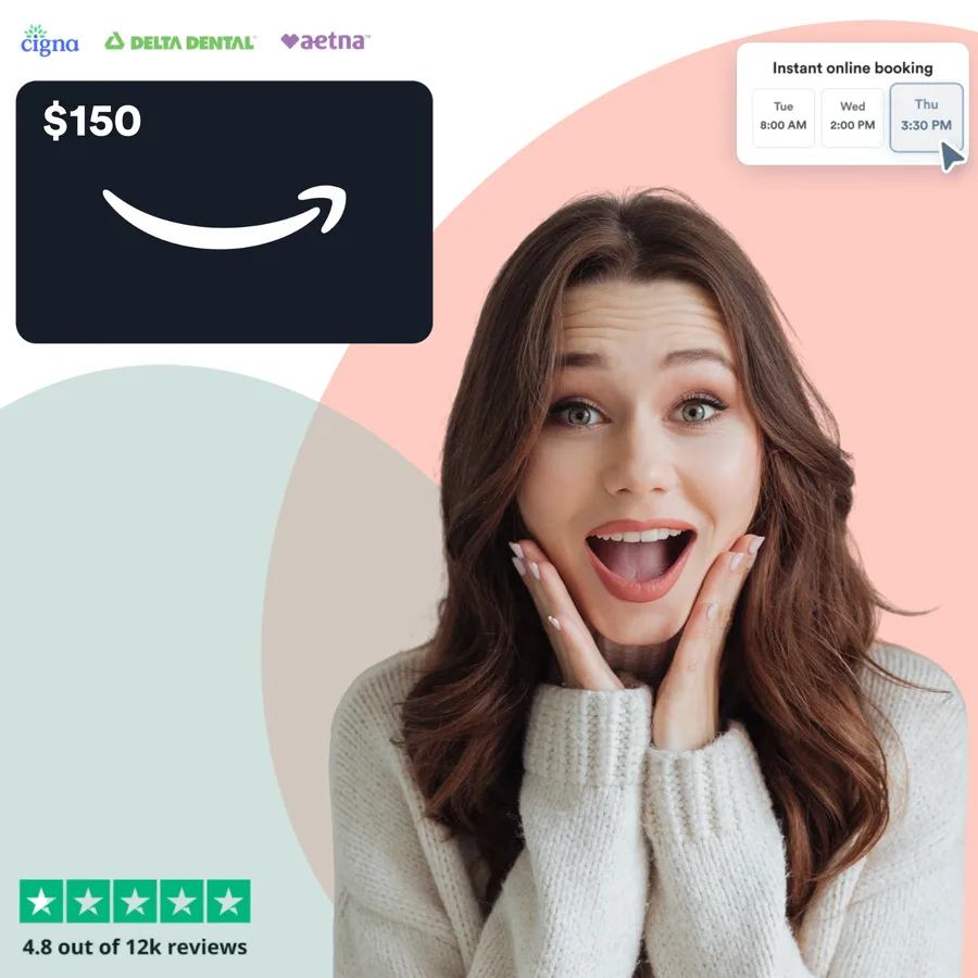 Opencare $150 Amazon gift card offer for booking a new dentist