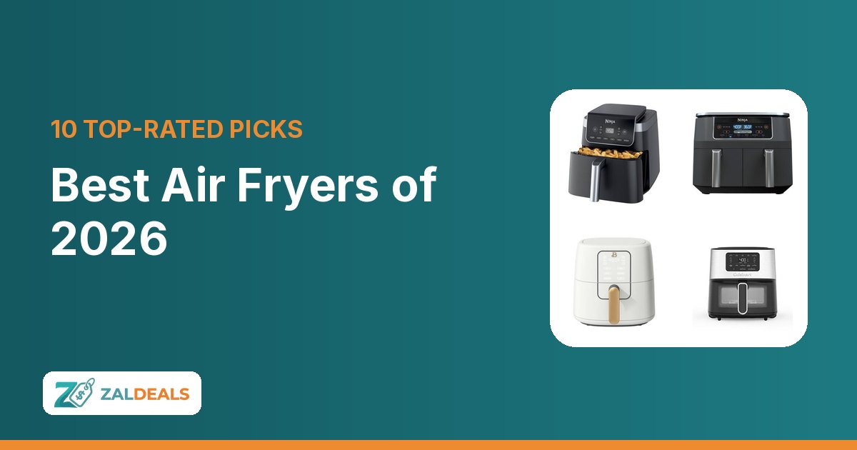 Best air fryers of 2026 from Ninja, Beautiful, Cuisinart and more