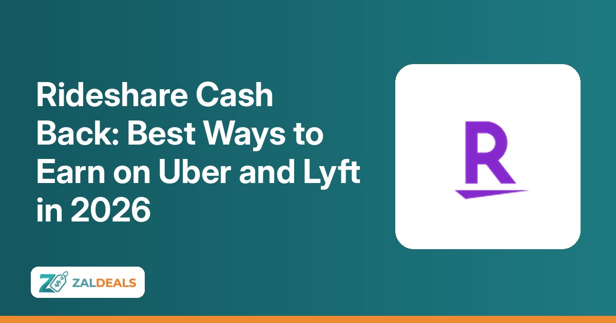 Rideshare cash back on Uber and Lyft rides