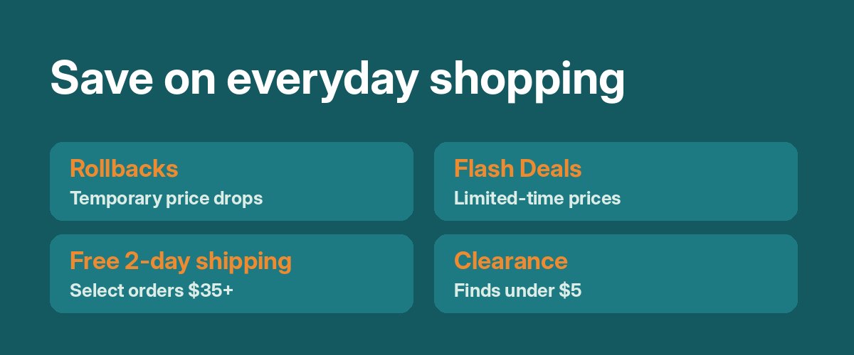 Walmart deals: Rollbacks, Flash Deals, free 2-day shipping and clearance